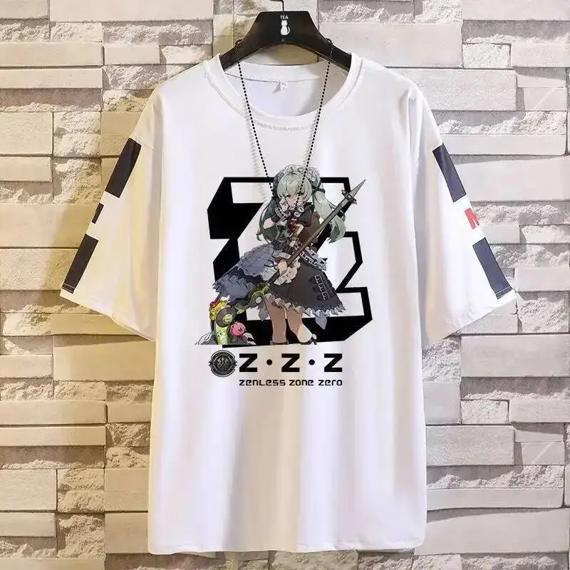 

Аниме-игра Zenless Zone Zero Cos Koleda Anby Billy Nicole Soijkaku и т. д. Простая свободная футболка унисекс с круглым вырезом и короткими рукавами 2024.