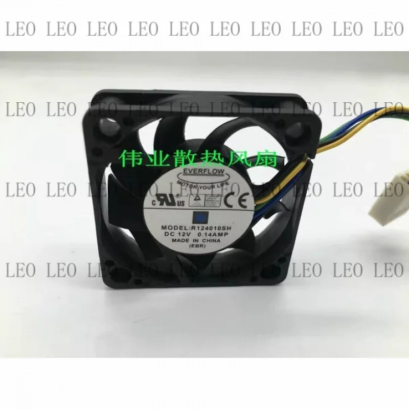 DD  for  EVERFLOW R124010SH 12V 0.14A 4010 4CM 4-Wire Cooling Fan