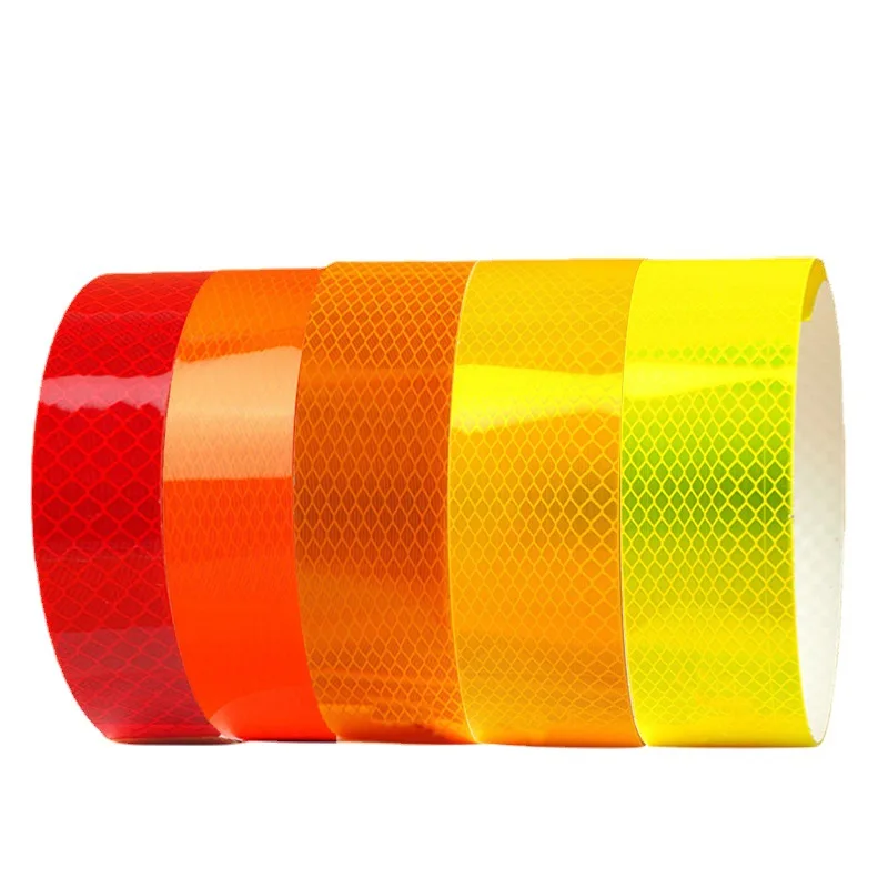 3M 100Cm Car Reflective Tape Safety Warning Car Decoration Sticker Reflector Protective Tape Strip Film Auto Motorcycle Sticker