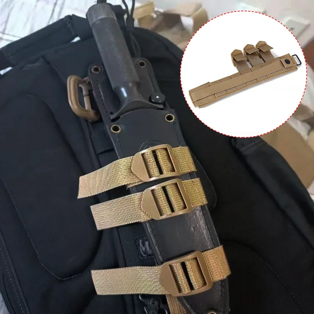 مول سكين الحقيبة EDC أداة حامل محول ظهره السرج ربط حزام حزام PALS مرفق التخييم في الهواء الطلق الصيد الملحقات #5