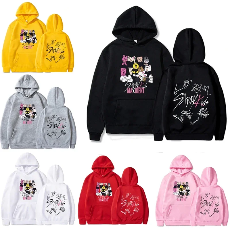 

New SKZOOHip Hop Streetwear Hoodie Unisex Pullover Sweatshirt SKZOO Kpop MANIAC Concert Merch for Men Women Fans