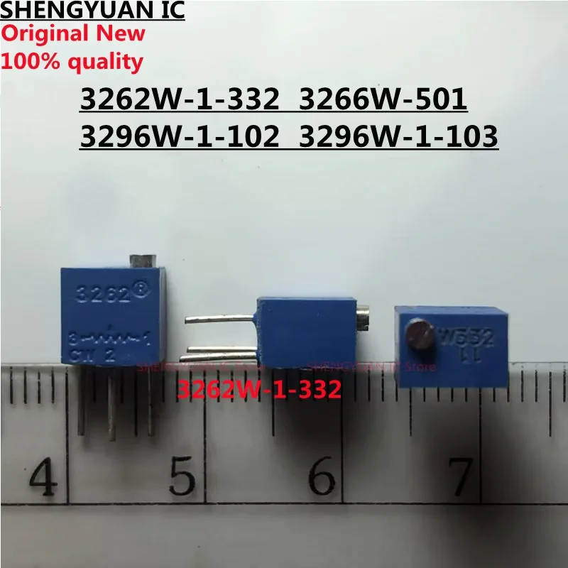 10Pcs 3262W-1-332 3262W-1 3262W 3262 3266W-501 3266W 3266 3296W-1-102LF 3296W-1-102 3296W-1 3296W 3296 3296W-1-103 3296W-1-103LF
