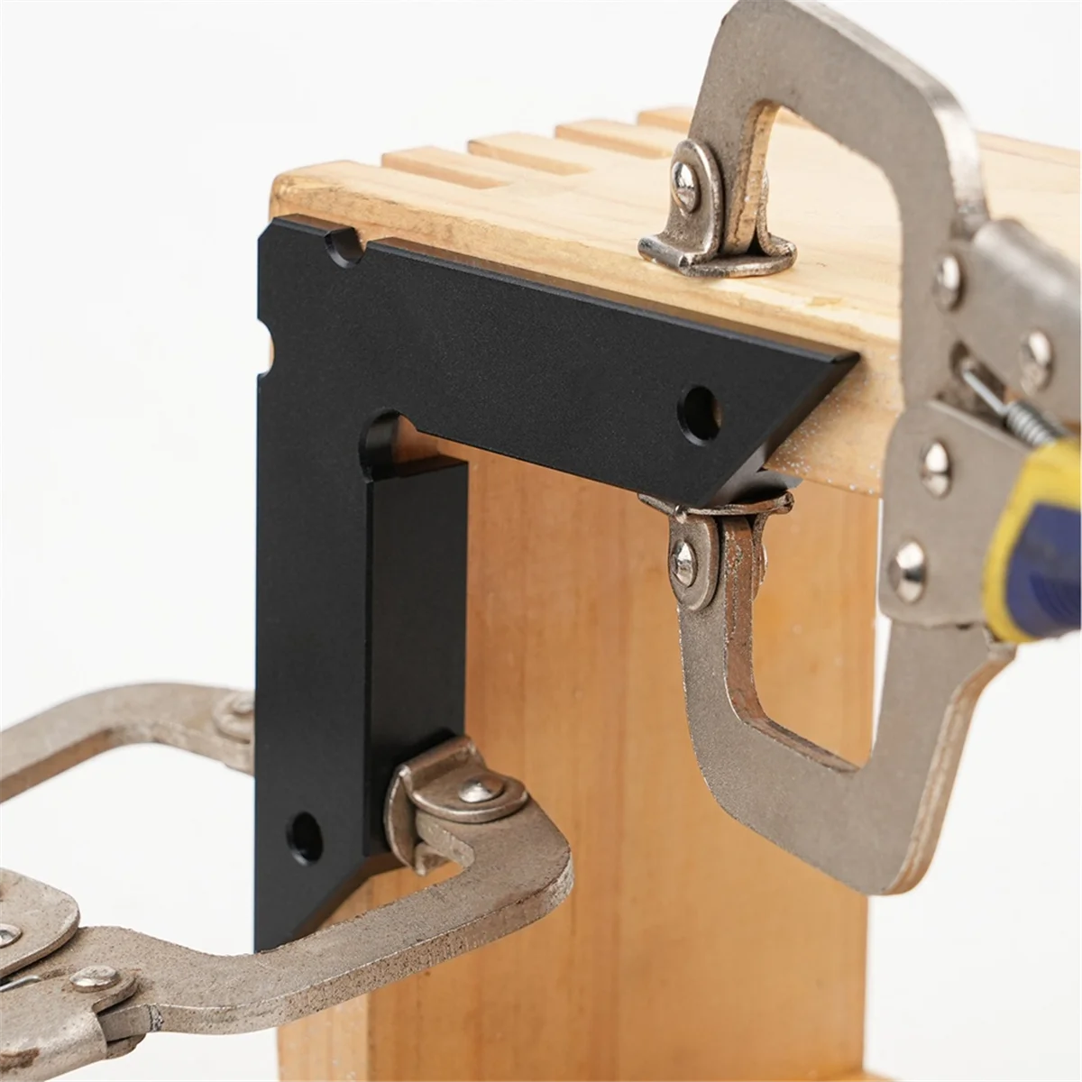 

AA25 Right Angle Ruler Holder 90°Auxiliary Positioner Tool L-Shaped Fixed Angle Tool Woodworking Right Angle Fixed Tool