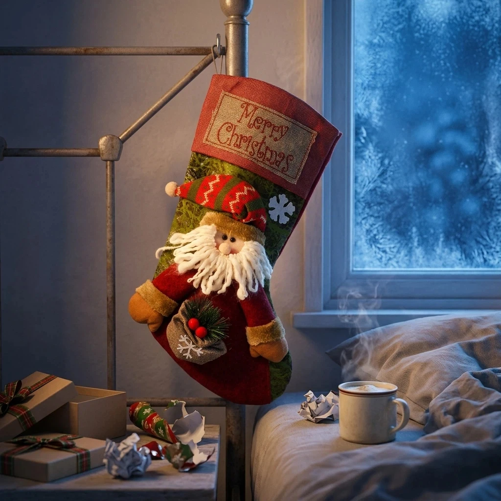 Pluszowa skarpeta świąteczna 3 – Embroidery Xmas recenzja i cena