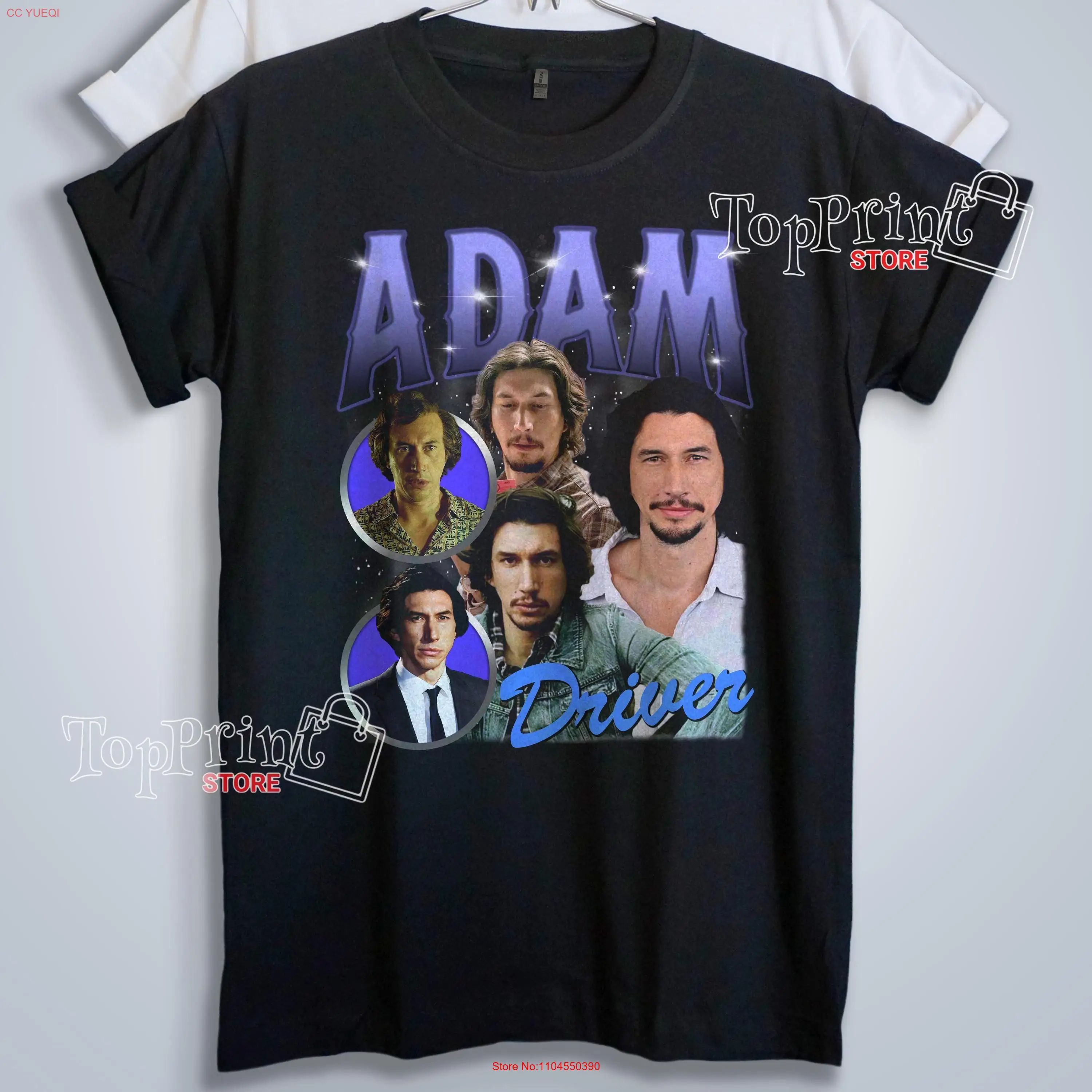 Retro Adam Driver T shirt Sweater Fan Merch Oscar Isaac 90S long or short sleeves