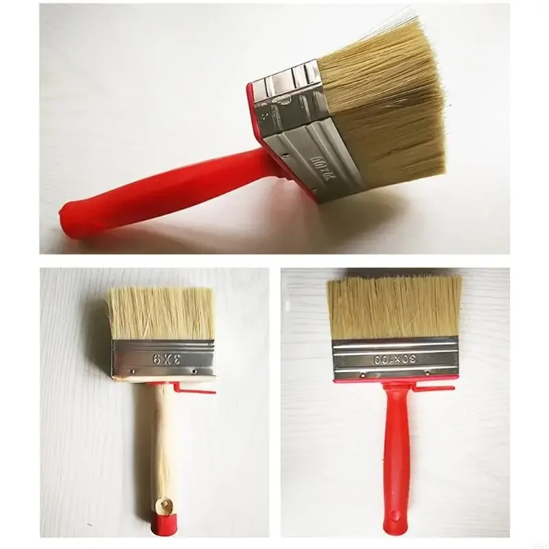 4pieces Stain аппликаторы с натуральными щетинками, идеально подходящими для палубной террасы и мебельных проектов покрытия.