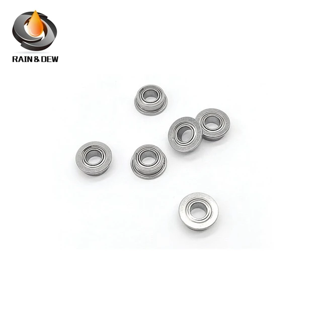 

10PCS MF63ZZ Flange Bearing 3x6x2.5 mm ABEC-7 Miniature Flanged MF63 Z ZZ Ball Bearings