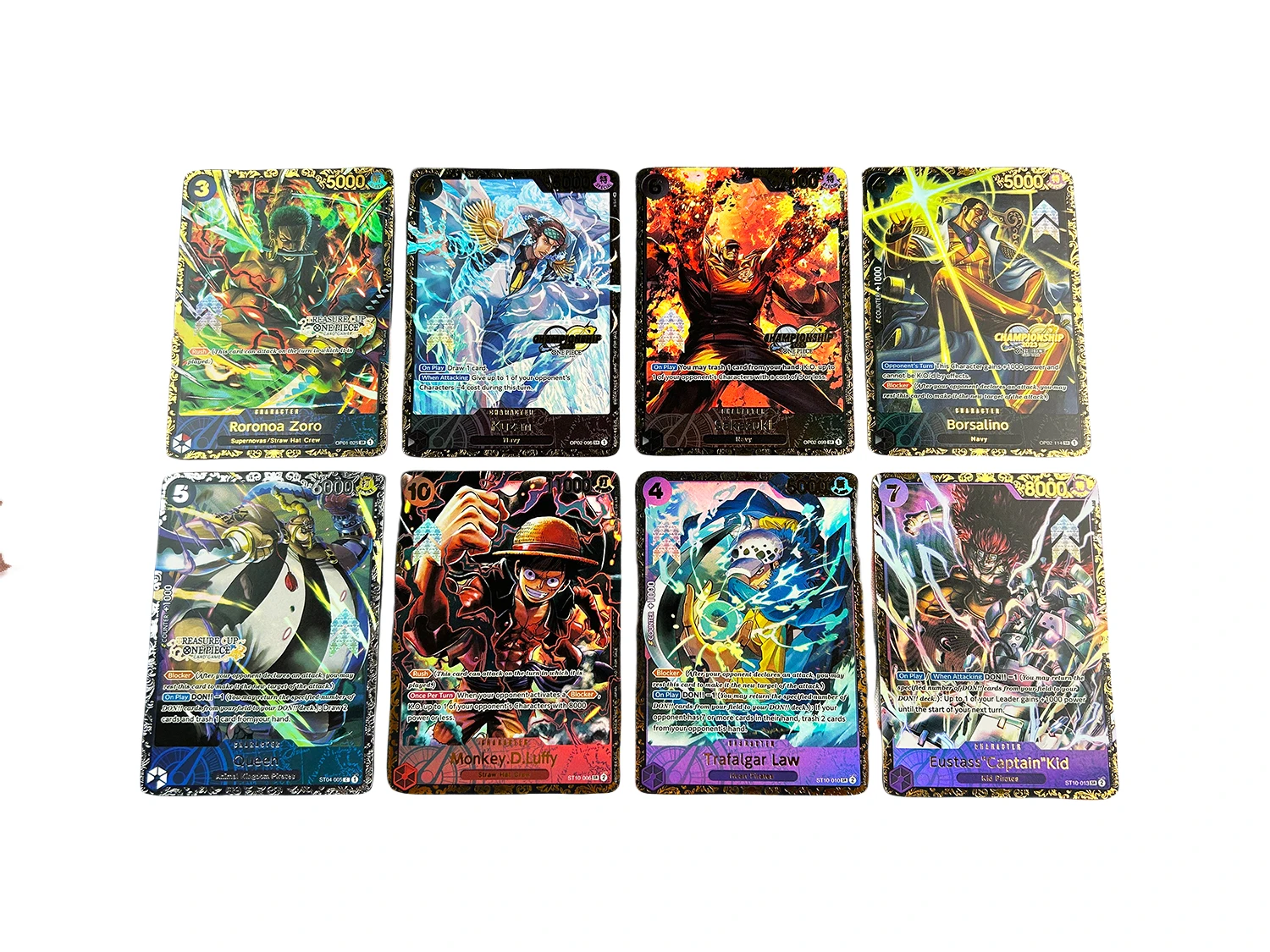 Anime One Piece OPCG Prize Card bronzing Japanese English Replica