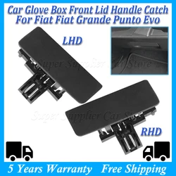 New RHD / LHD Car Front Opening Glove Box Front Lid Handle Catch Black For Fiat Grande Punto 2005 2006 2007 2008 2009 735426145