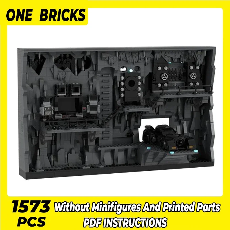 Popular Hero Movie Model Moc Building Bricks Shadowbox Batcave Technology Modular Blocks Gifts Christmas Toys DIY Sets Assembly