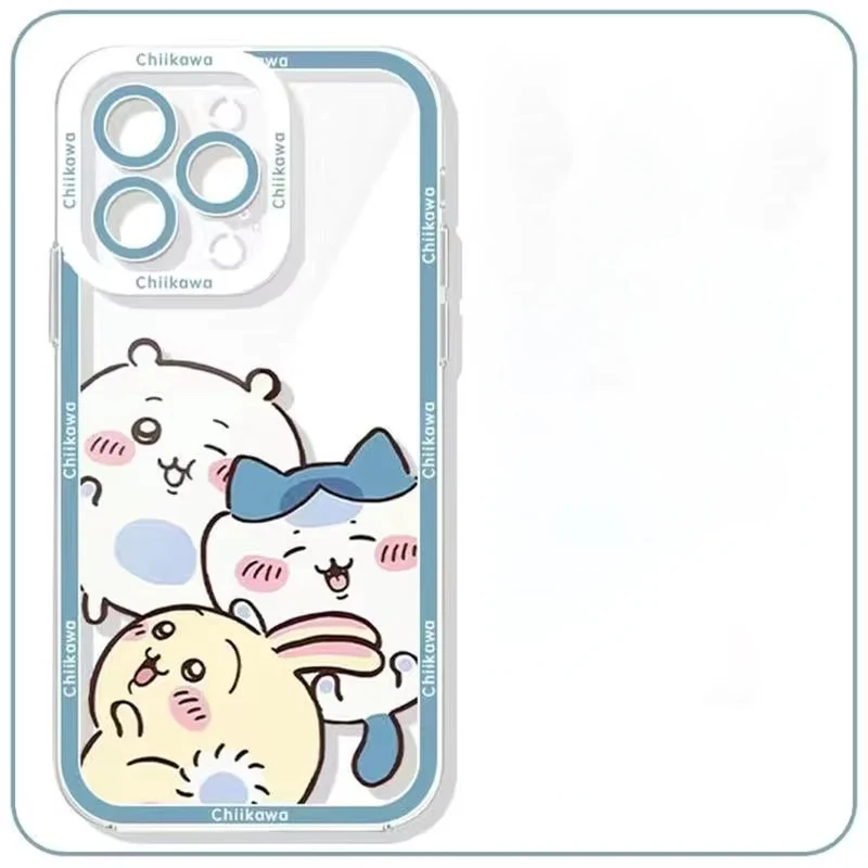 C-Chiikawas Clear Case for Samsung Galaxy S25 S24 S23 S22 S21 Ultra Plus S20 FE A73 5G A72 A71 4G A56 A55 A54 5G A52 Soft Cover - náhled 6