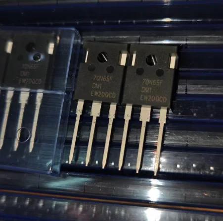 1/5/10PCS SGT70N65FDM1 70N65FDM1 70N65F TO-247 IGBT tubes are commonly used in high-frequency photovoltaic inversion