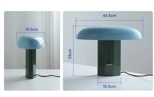 Modern Light Emitting Diode Table Lamp Iron Stone Material Touch Control Adjustable