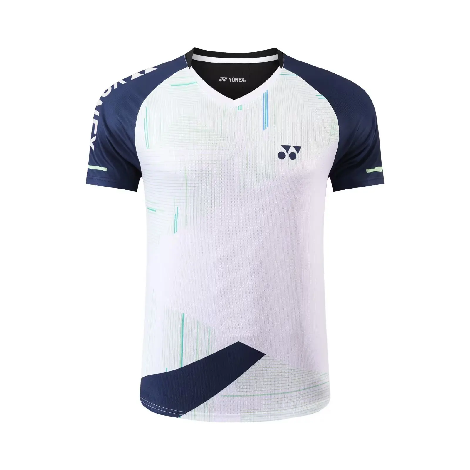 Yonex roupas de badminton masculinas e femininas esportes correndo secagem rápida manga curta camiseta roupas de tênis de mesa