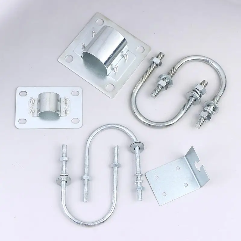 New 20/25/32mm Omni Fiberglass Antenna Clip Anti-falling Bracket Holder U Bolts Installation Clamp Holding Pole Fixation