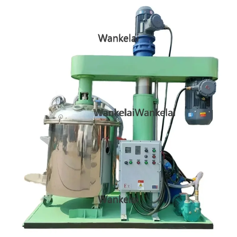 Stainless Steel Vacuum Disperser Paint Machine With Hydraulic Lifting For Detergent And Soap Production Core Component Motor