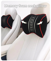 1Pcs Car Neck Headrest Pillow Accessories Cushion Auto Seat Head Support Neck Protector Automobiles Seat Neck Rest Memory Cotton
