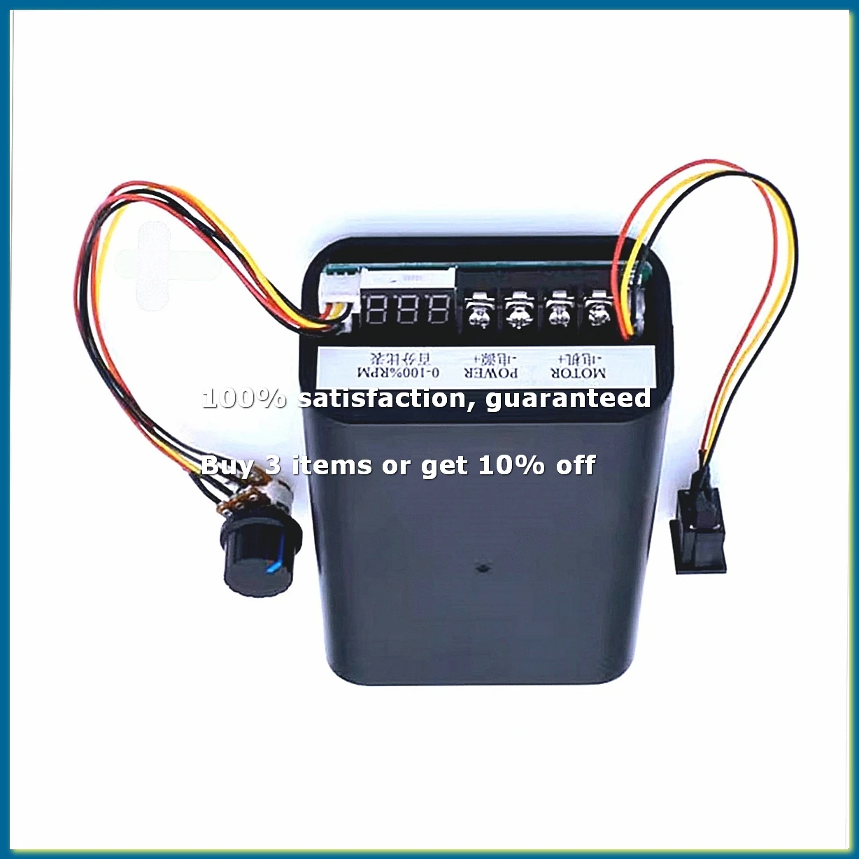 DC 10-55V 60A PWM Motor Speed Controller 0-100% RPM LED Digital Adjustable CW CCW Forward Reverse Motor Control Switch-AD33