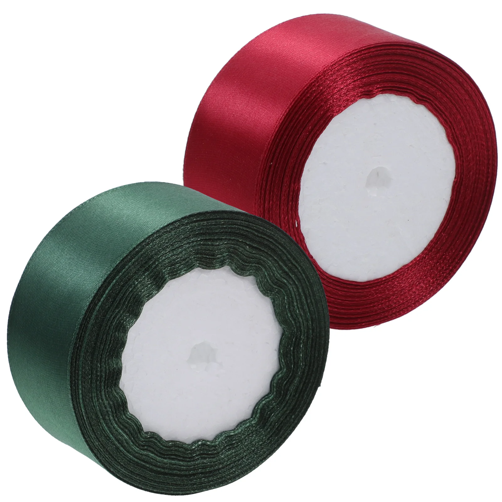 

2 Rolls Polyester Gift Wrapping Decorative Packaging For Cake Flower Bouquet Present Diy Crafts Soft Elegant Ribbon Party Home