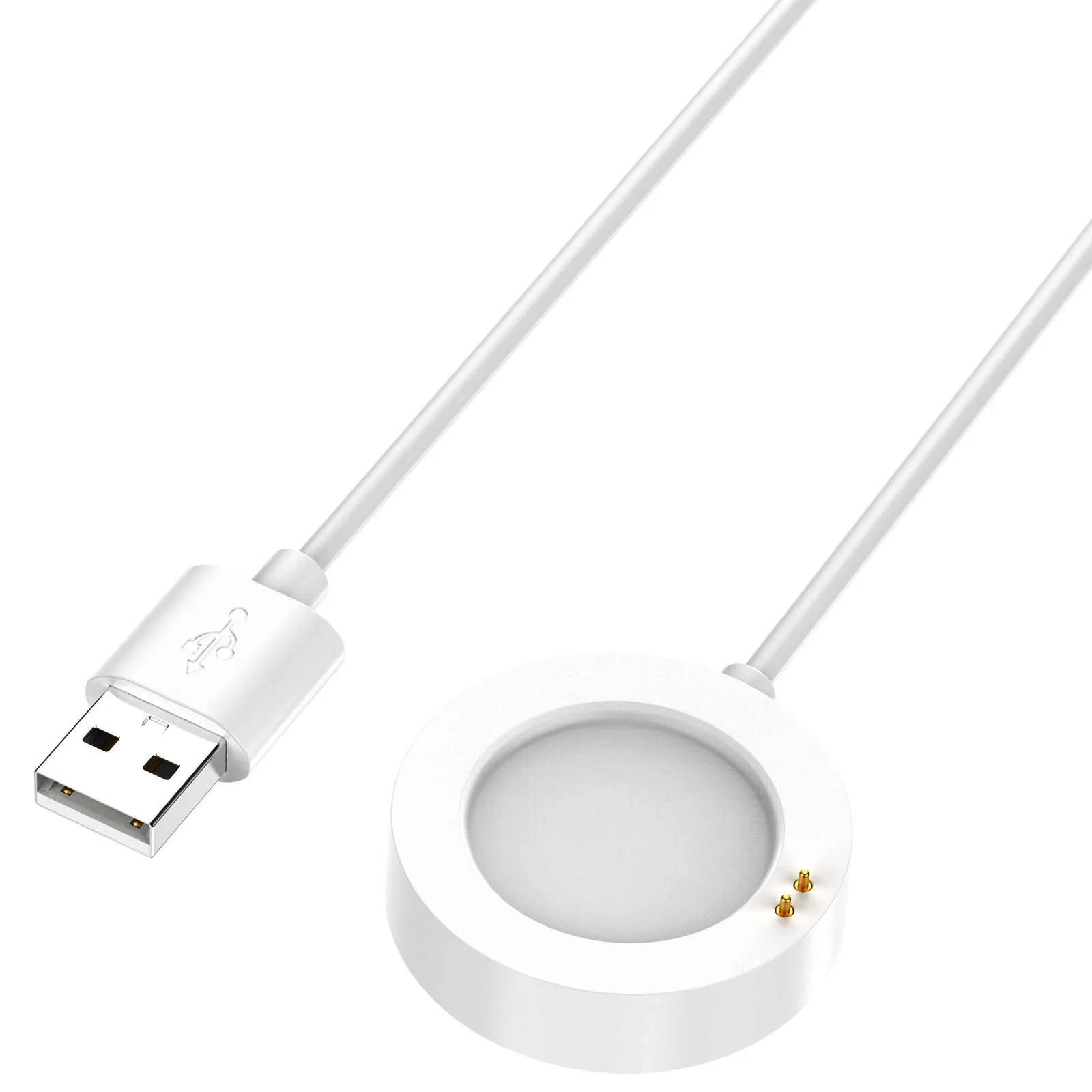White Charger for Xiaomi Watch S3 S2 & Watch 2 Pro/Watch 2 Replacement USB Charging Cable Magnetic Charging Cable Smartwatch