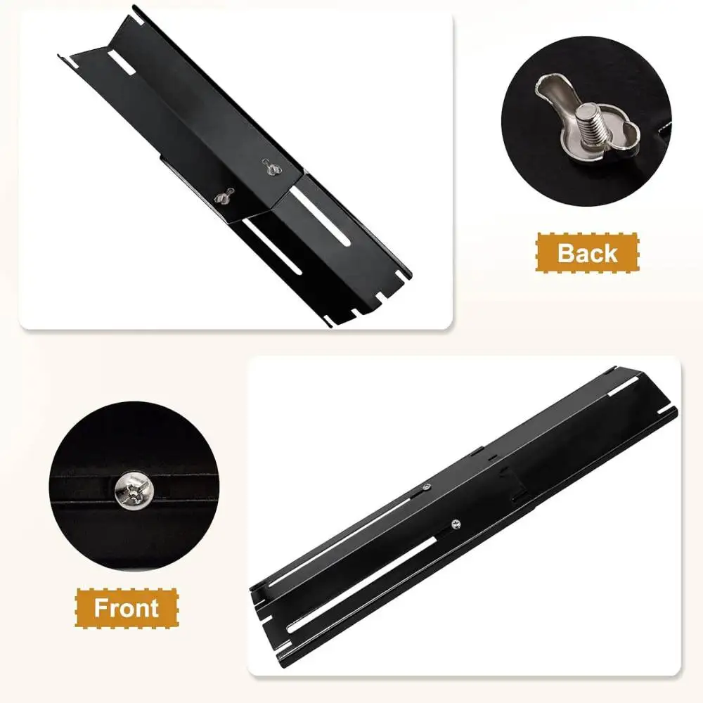Universal BBQ Burner Shield Adjustable Stainless Steel Heat Tent Replacement For Outdoor Barbecue Stove Repair Equipment