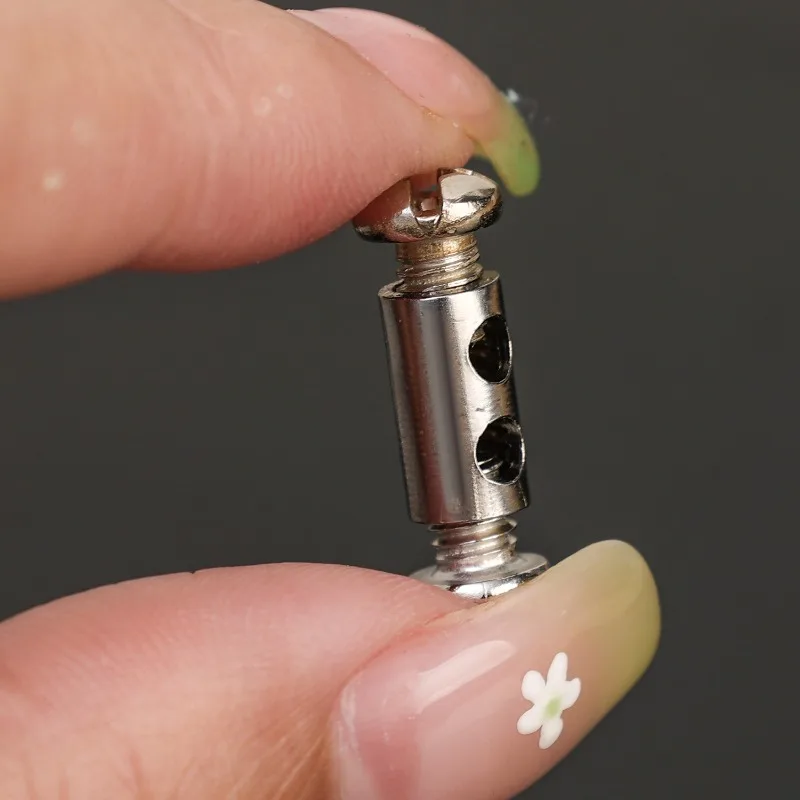 1/100 pçs braçadeira de cabo de corda de fio de aço clipes de corda de metal parafuso ajustável clipe de cobre braçadeira de ferragem de aço inoxidável