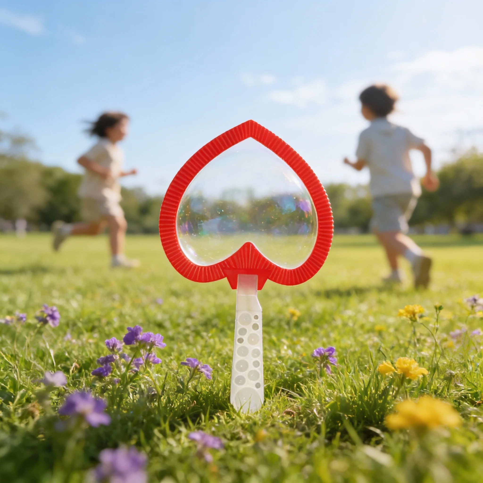 Kinderen Outdoor Blazende Bubble Tools Jumbo Giant Grote Hartvorm Bubble Jongens Meisjes Leuk Familiespel