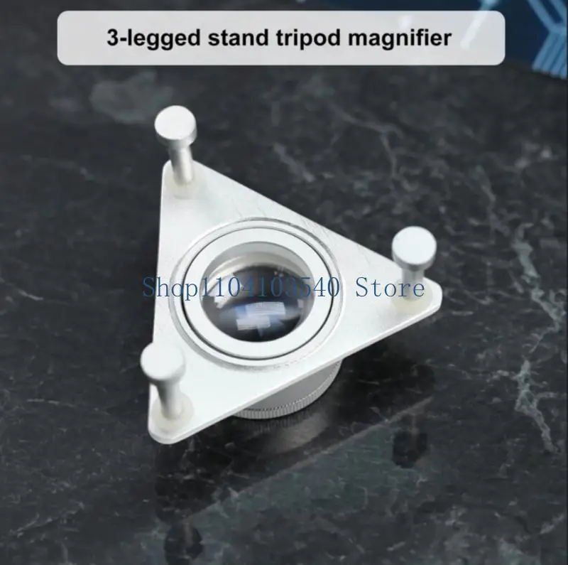 02DC Reliable 10 Times Enlargement Device With Stable Base For Jewelry Lovers And DIY Users