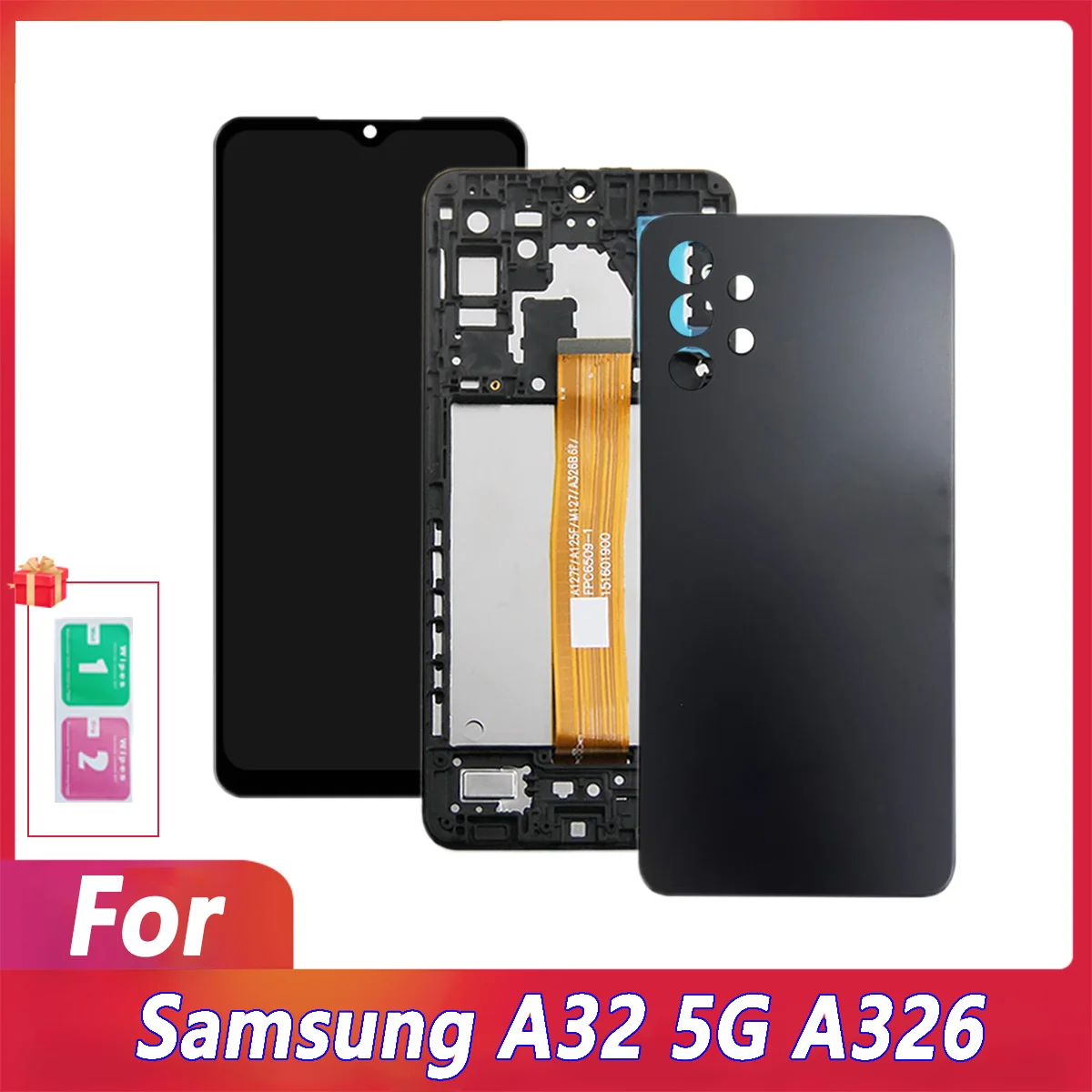 НОВЫЙ 6,5-дюймовый A32 5G Замена дисплея для Samsung Galaxy A32 5G ЖК-дисплей с сенсорным экраном в сборе для A326B A326U ЖК-дисплей ЖК-дисплей