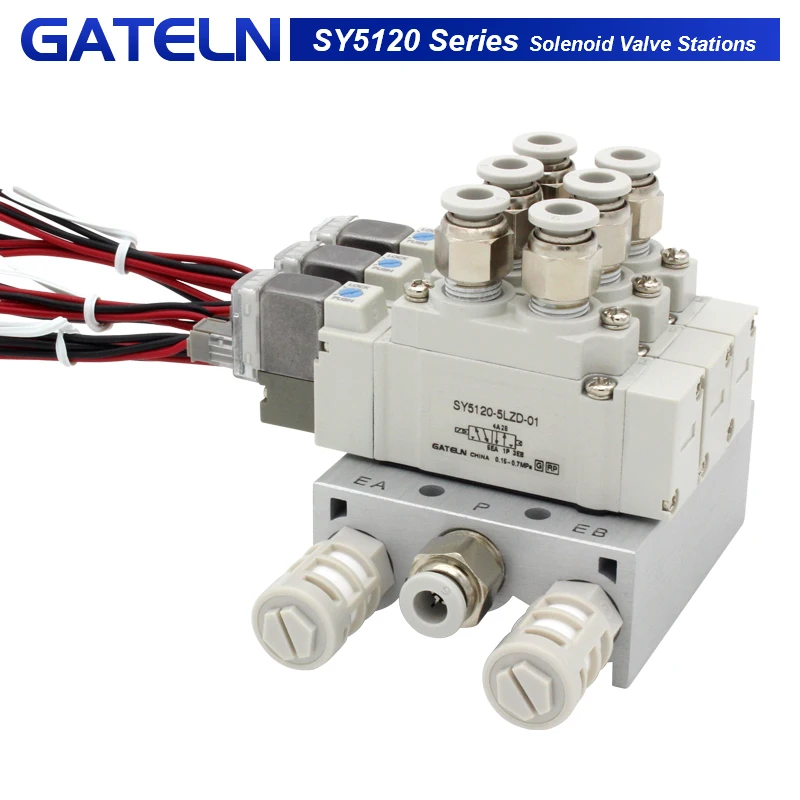 SMC type SY5120 Solenoid valve combination Single electronically controlled cylinder control valve SY5120-5LZD-01 SY5120-6LZD-01