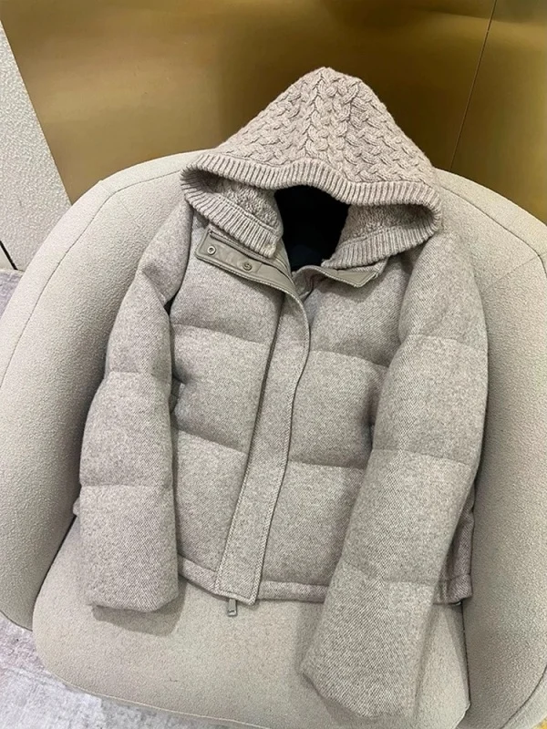 

Удобная хлопковая куртка с капюшоном, женская зимняя новая повседневная теплая хлопковая одежда маленького размера, корейская свободная посадка