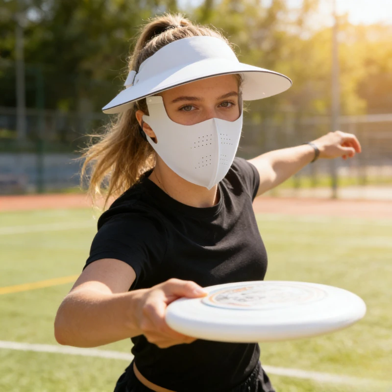 Summer Seamless Hat Mask, One-piece Detachable Ice Silk Face, Gini Neck Protection, Sun Protection, Cycling Cover, Full Face