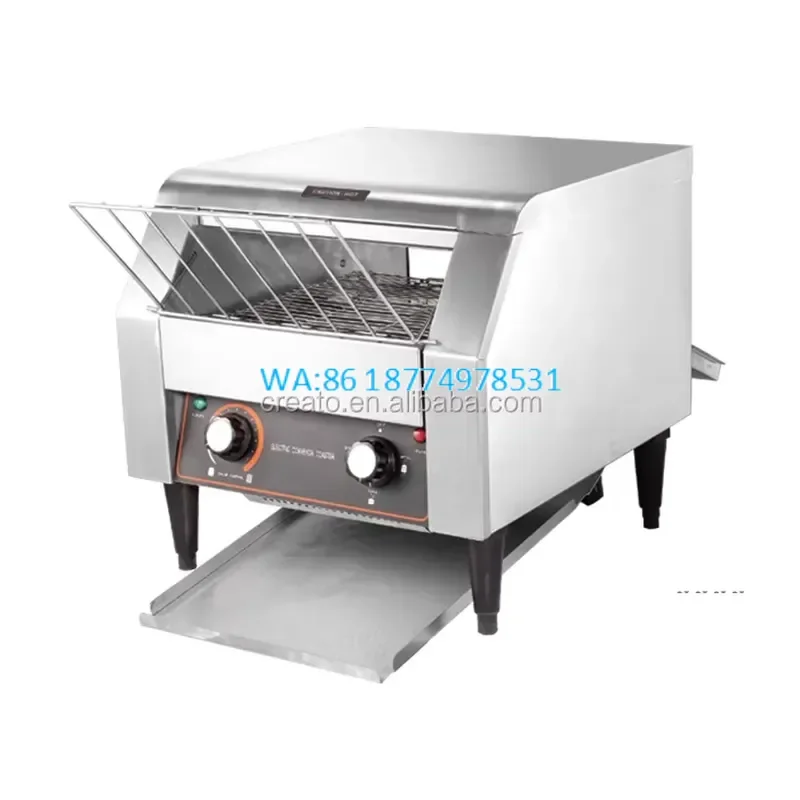 Wmwmnu Commercial Automatic Chain Belt Bread Conveyor Toaster with CE