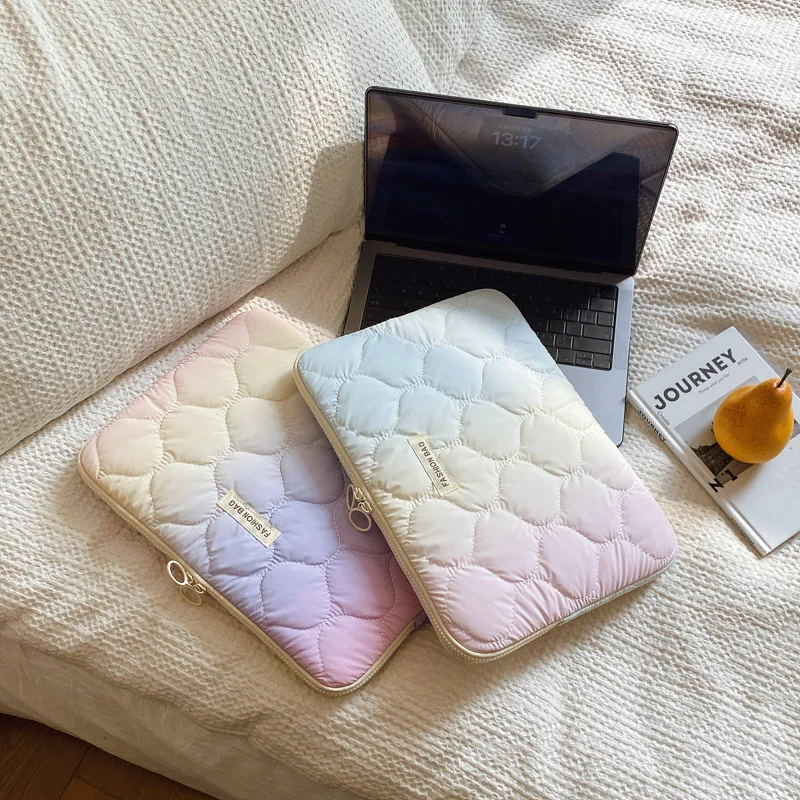 2024 New Tablet Bag For Ipad Air6 Pro11 10.9 10.5 Macbook Air Pro 13 13.3 14 Lenovo Asus HP Dell Portable Laptop Sleeve