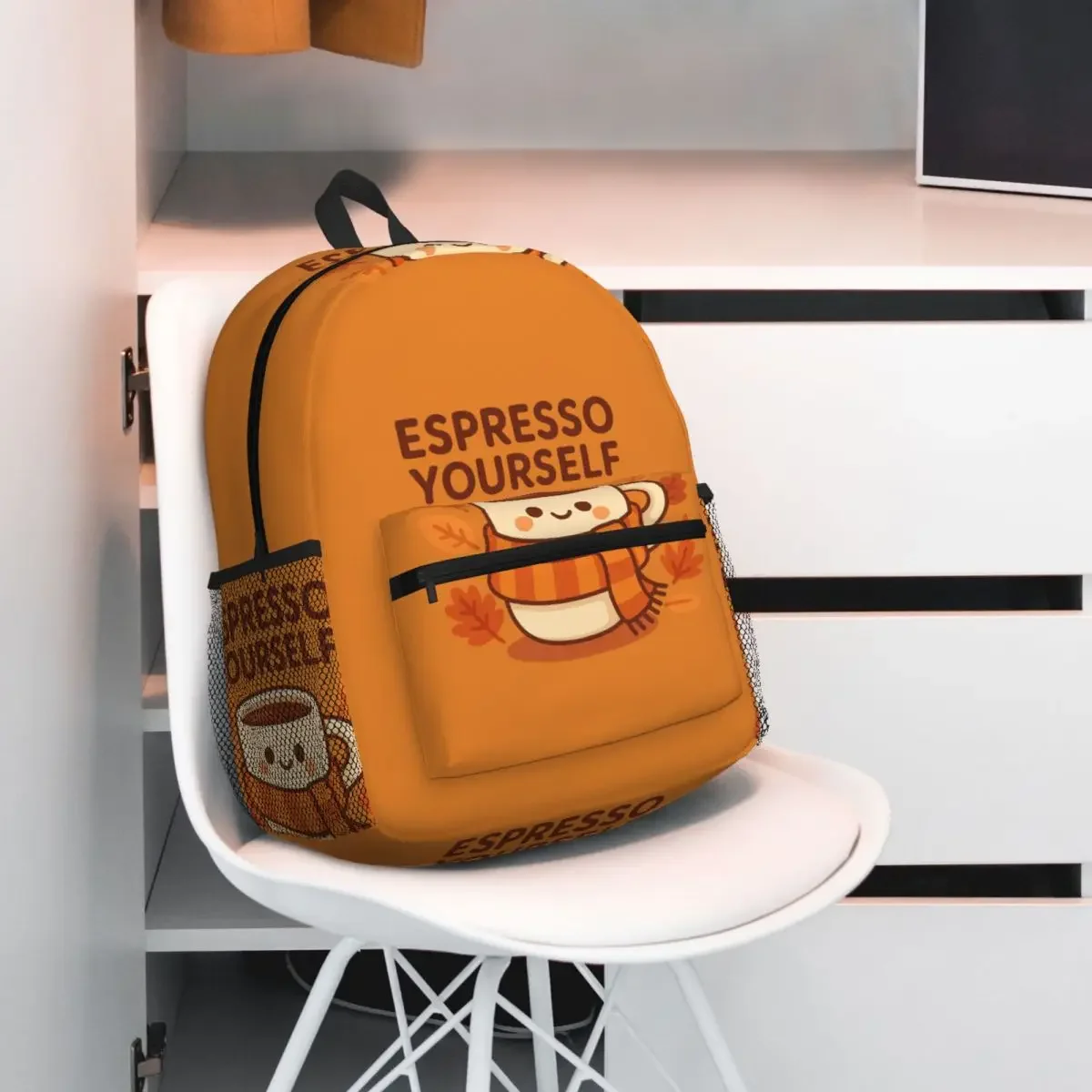

Уютный осенний рюкзак для кофе Espresso Yourself, рюкзак большой вместимости, детская сумка для книг, школьная сумка, сумки на плечо для мужчин и женщин