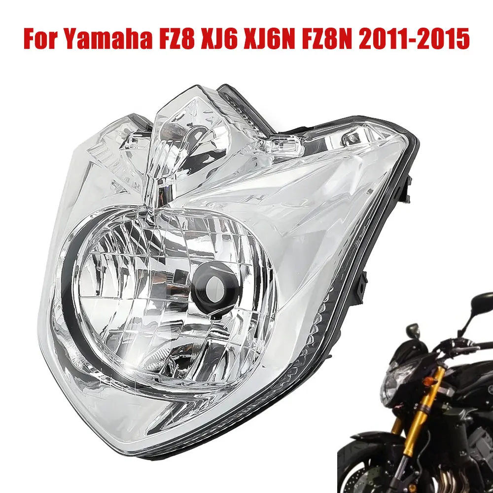 

For Yamaha FZ8 XJ6 XJ6N FZ8N 2011-2015 Motorcycle Front Headlight Assembly Headlamp Fairing Bracket Cover Replacement Accessory