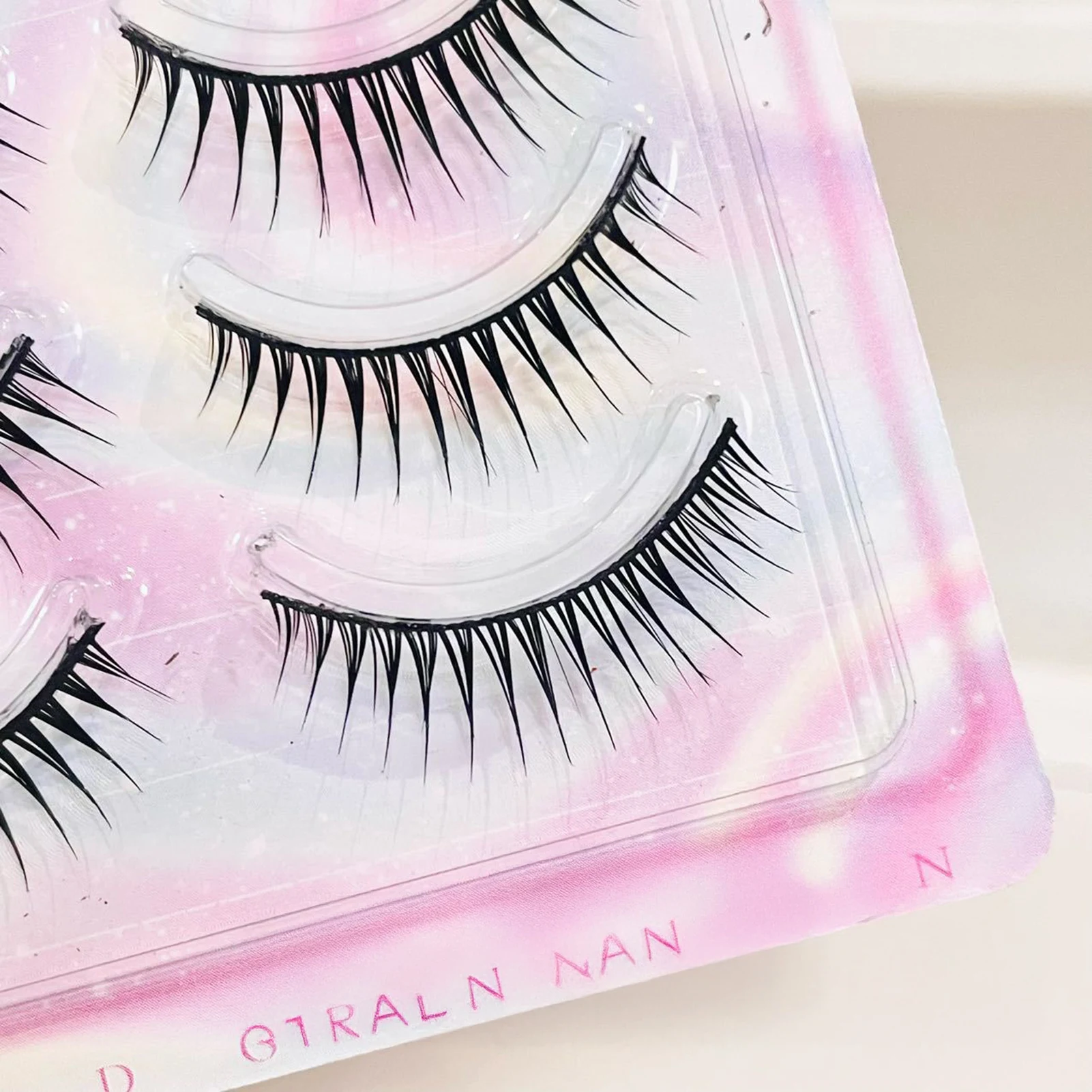 5 paires de faux cils noirs de Style coréen, une pièce, doux, vaporeux, moelleux, pour groupe de filles, pour agrandir vos yeux naturellement