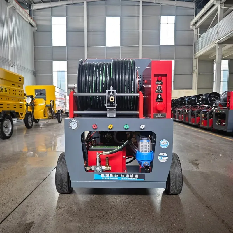 37 HP 200 Bar 80 L Diesel Driven Municipal Engineering Pipe Dredging Equipment With Adjustable Rotation Speed