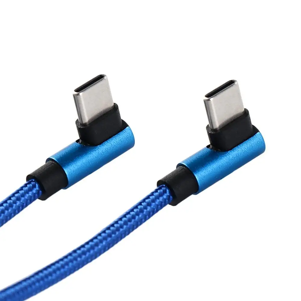 

Quick Charge Accessories 90 Degree Charger Adapter Double Elbow Charge Wire Fast Charging Cable Type C Cord Data cable