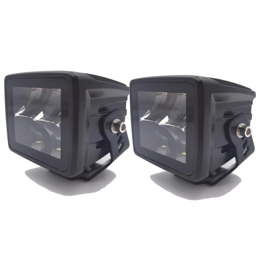 

2 шт., 3 дюйма, 80 Вт, светодиодные капсулы Cube Spot, светодиодные фонари для вождения по бездорожью, капсулы, бамперы для грузовиков, пикапов, UTV, мотоциклов, лодок