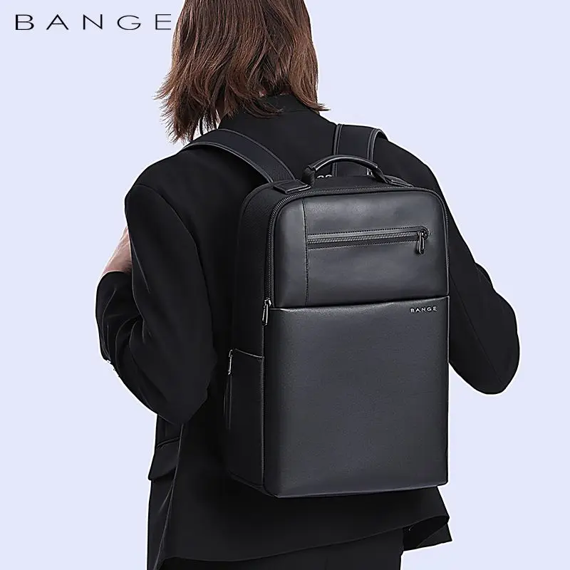 Bange Business Backpack Men Fashion 15.6 in Laptop Backpack Work Man Bag Unisex Black Male Backpack Mochila Waterproof