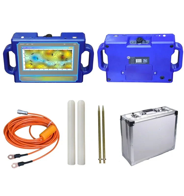 PQWT S500 Underground Water Detector Finding Groundwater Borehole Drilling Locator Water Well Detector Hot sales