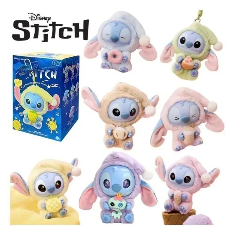 Stitch Before Sleep Blind Box Plush Dolls Cute Pendant Ornament Mystery Surprise Toys Gifts for Fans Birthday Gift Halloween