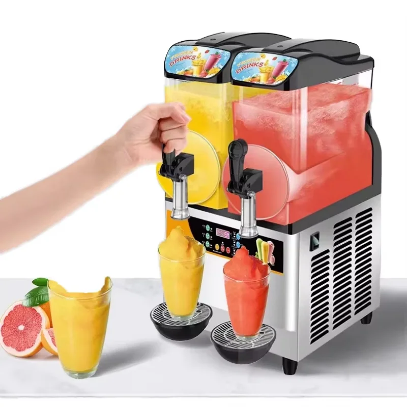 

850 Вт электрическая портативная машина для слякоти на 1/2/3, коммерческая машина для слякоти, блендер для замороженных напитков, смузи, машина для плавления снега