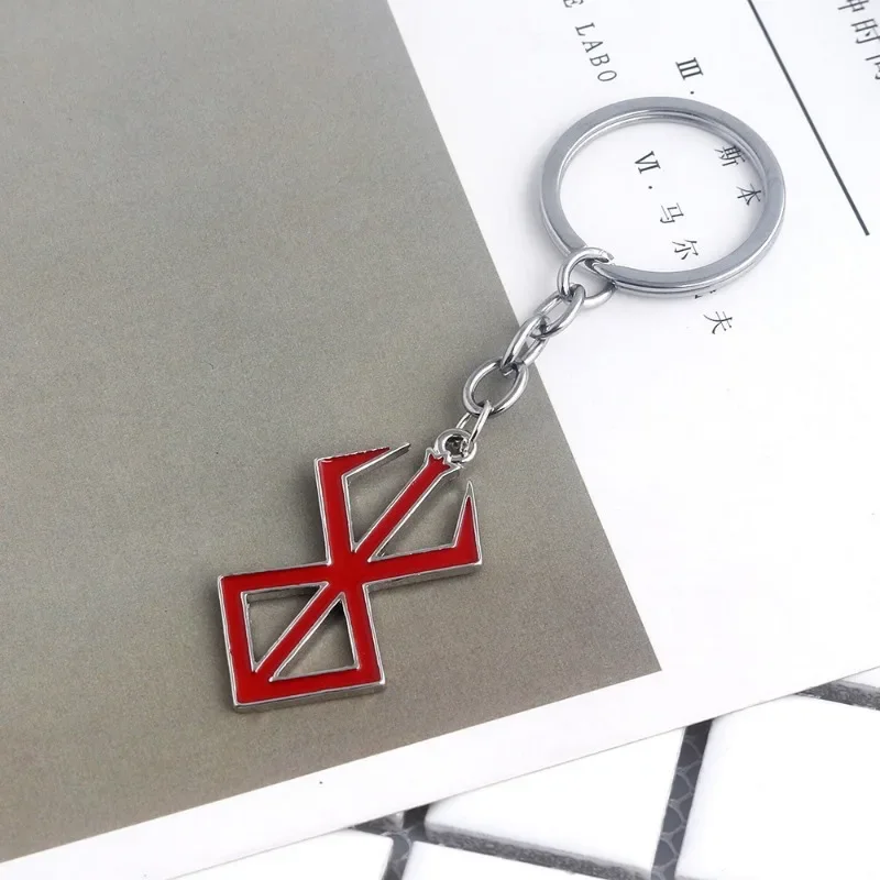 Anime Berserk Sword Keychain Black Swordsman Metal Keyring Cosplay Jewelry Dragonslayer Sword Key Chain For Men Jewelry Gift view 5