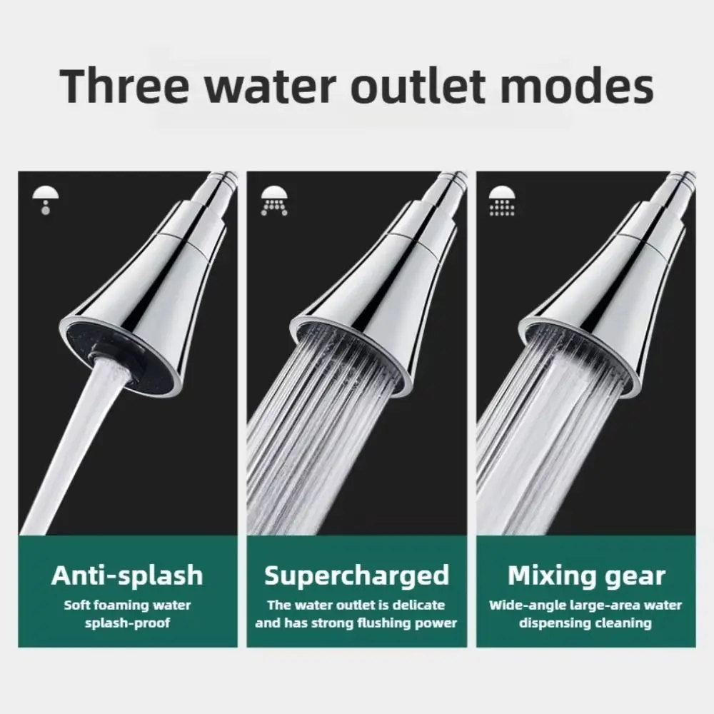 

Special Single Cold Mop Sink Faucet Universal Rotatable All Copper Faucet Extended Three-Gear Wall-Mounted Faucet Balcony