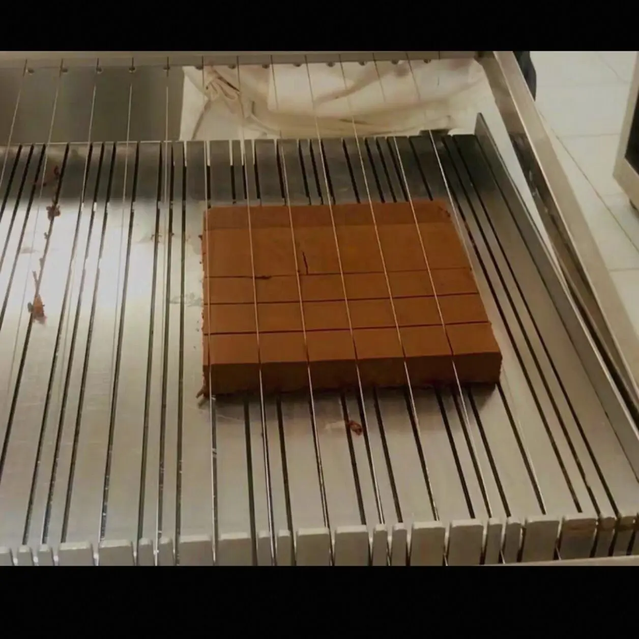 400*400mm Square Grid Cake Cutter Manual Chocolate Slicer Marshmallow Cutting Machine