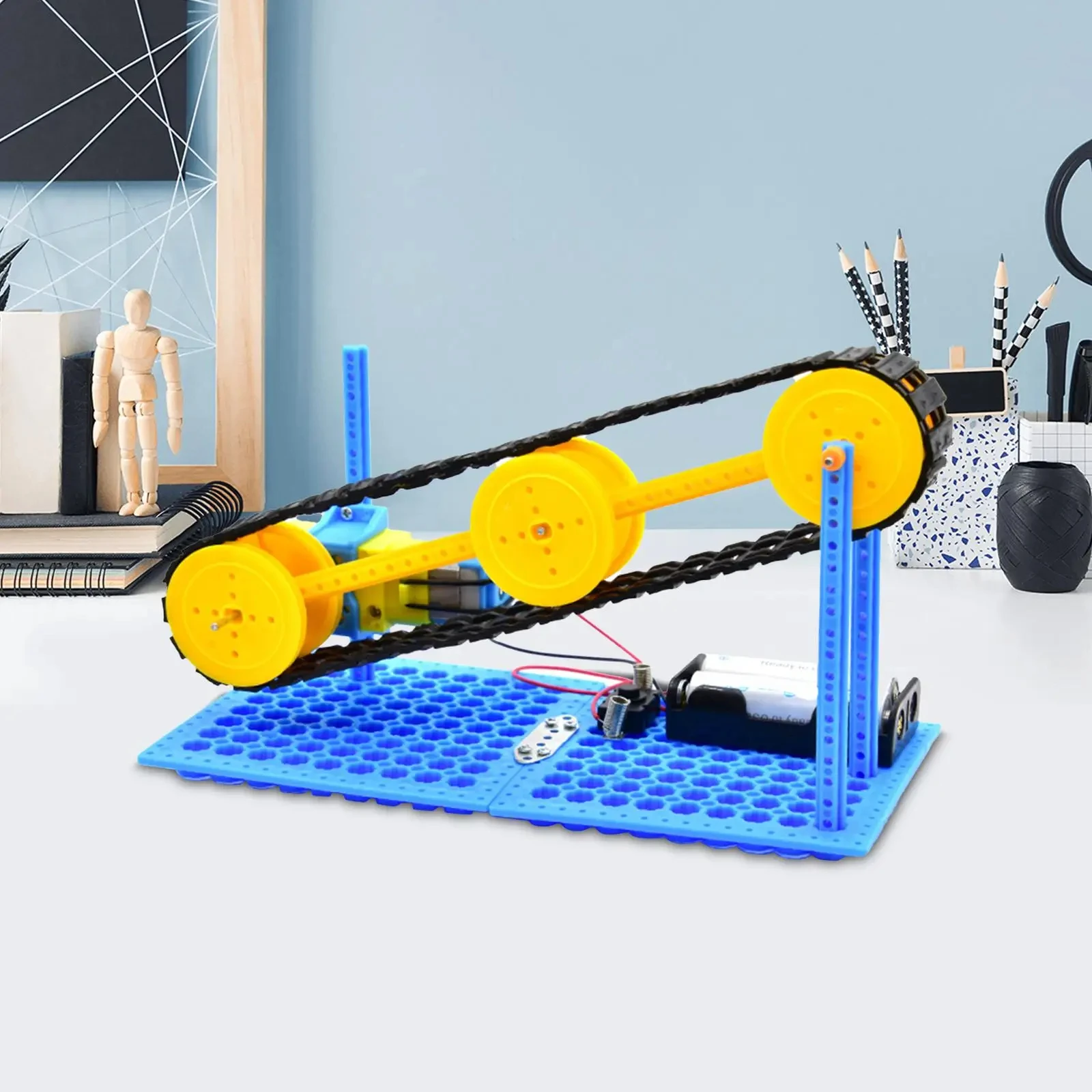 Juguetes de experimentos científicos, juguete de aprendizaje, rompecabezas, regalos de cumpleaños, cinturón de transmisión eléctrica para adolescentes, niños, niñas y niños G21