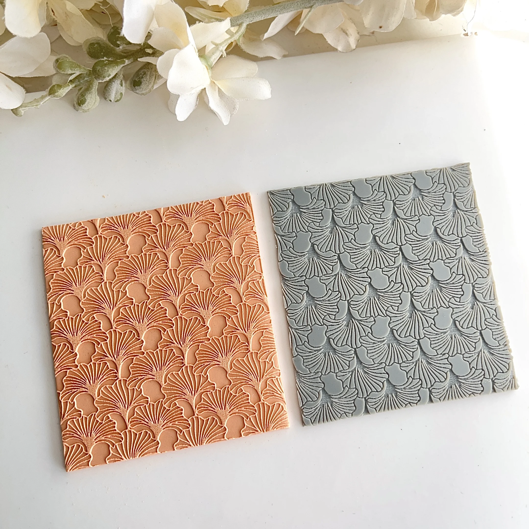Polymer Clay Texture Sheets, Clay Texture Mat for Making Earrings Jewerly, Polymer Clay Earrings Tools Polymer Clay Earring