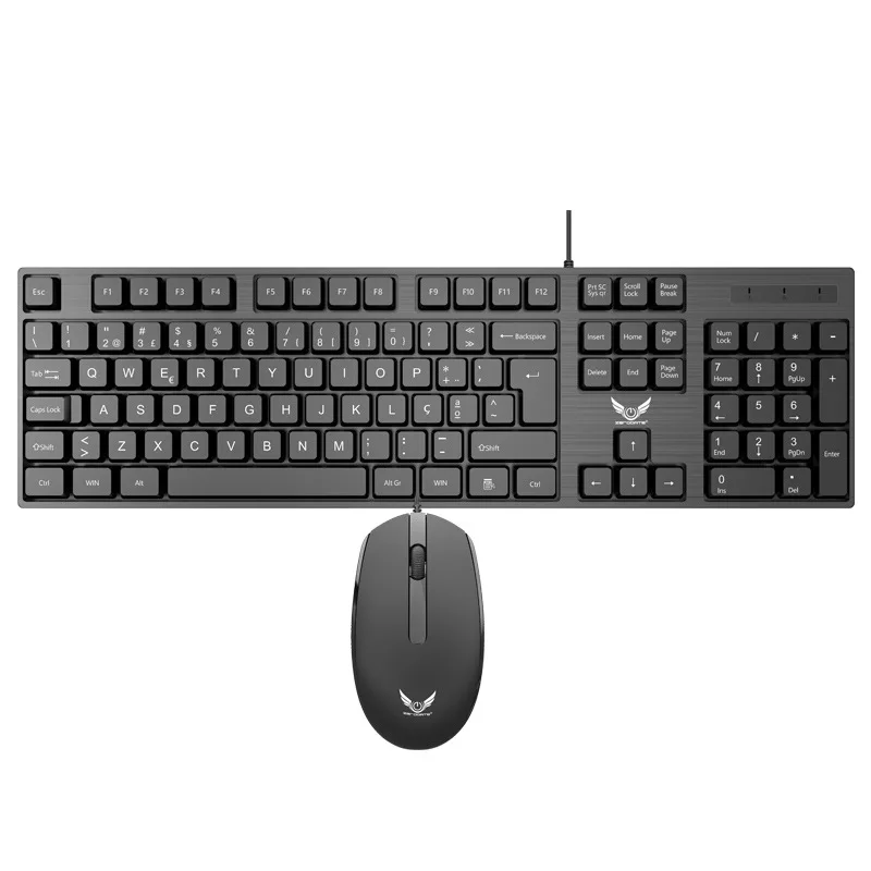 Office USB wired mouse and keyboard set computer accessories